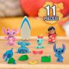 Disney Stitch Collectible Figure Set with Accessories, 11-Pieces, 2-inch Figurines, Collectible Toys, Home Decoration, Holiday Stocking Stuffers, Gifts, Presents, Kids Toys for Ages 3 Up by Just Play