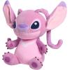Disney Stitch Comfort Weighted Plush Angel, Officially Licensed, 14-inch Stuffed Animal, Super Soft Snuggly Stretchy Fabric, Alien, Pink, Kids Toys for Ages 3 Up by Just Play
