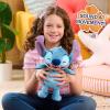 Disney Stitch Crack Me Up Stitch 11-inch Plush with Sounds and Motion, Wiggles, Giggles, and Laughs, Stuffed Animal, Kids Toys for Ages 3 Up by Just Play