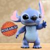 Disney Stitch Live-Action Larger Than Life 14-inch Vinyl Figure, Articulated Toy for Play or Display, Poseable Figurine, Inspired by Disney’s New Live-Action Lilo & Stitch Movie, Kids Ages 3+