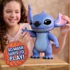 Disney Stitch Live-Action Larger Than Life 14-inch Vinyl Figure, Articulated Toy for Play or Display, Poseable Figurine, Inspired by Disney’s New Live-Action Lilo & Stitch Movie, Kids Ages 3+