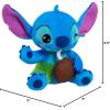 Disney Stitch Small Plush Stitch and Coconut, Stuffed Animal, Blue, Alien, Kids Toys for Ages 2 Up by Just Play