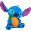 Disney Stitch Small Plush Stitch and Pineapple, Stuffed Animal, Blue, Alien, Holiday Stocking Stuffers, Gifts, Presents, Kids Toys for Ages 2 Up by Just Play