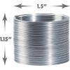 Just Play Slinky Jr. the Original Walking Spring Toy, 5-pack Small Metal Slinkys, Holiday Stocking Stuffers, Gifts, Presents, Kids Toys for Ages 5 Up