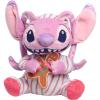 Disney Stitch 10-inch Holiday Feature Plush Angel Stuffed Animal with Music and Motion, Soft Cuddly Material, Toy for Fans, Girls, Kids, Ages 3 and Up by Just Play