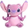Disney Stitch Comfort Weighted Plush Angel, Officially Licensed, 14-inch Stuffed Animal, Super Soft Snuggly Stretchy Fabric, Alien, Pink, Kids Toys for Ages 3 Up by Just Play