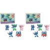 Disney’s Lilo & Stitch Collectible Stitch Figure Set, 5-pieces, Kids Toys for Ages 3 Up by Just Play(5 Count (Pack of 2))