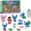 Disney’s Lilo & Stitch Deluxe Figure Set, 13-Piece Set, 2-inch tall Collectible Figurines, Pretend Play, Kids Toys for Ages 3 Up by Just Play