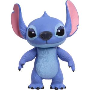 Disney Stitch Live-Action Larger Than Life 14-inch Vinyl Figure, Articulated Toy for Play or Display, Poseable Figurine, Inspired by Disney’s New Live-Action Lilo & Stitch Movie, Kids Ages 3+