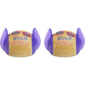 Disney Stitch Outta This World Mini Figures Capsule 2-Pack, Blind Box 2-inch Collectible Figurines, Holiday Stocking Stuffers, Gifts, Presents, Kids, Ages 3 and Up by Just Play