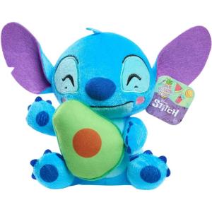 Disney Stitch Small 7-inch Plush Stuffed Animal, Stitch with Avocado, Kids Toys for Ages 2 Up by Just Play