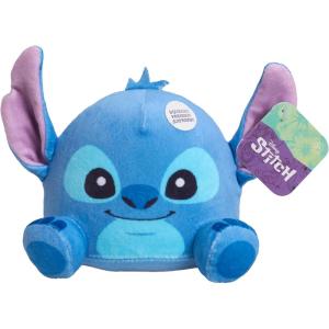 Disney Stitch Small Weighted Stitch Plush, 4 Inch Plush, Stuffed Animal, Alien, Kids Toys for Ages 3 Up by Just Play