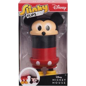 Slinky® Flips Disney Mickey Mouse 6-inch Tall Slinky Figure, Fidget Toy, Kids Toys for Ages 5 Up by Just Play