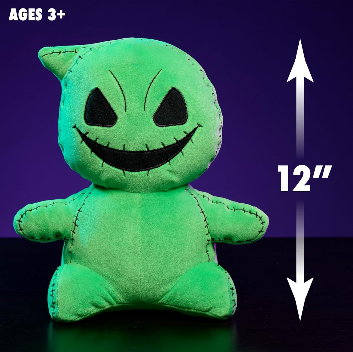imageDisney Tim Burtons The Nightmare Before Christmas 12inch Oogie Boogie Comfeez 2lb Weighted Plush Stuffed Animal Toy for Fans Girls Boys Kids Ages 3 and Up by Just Play