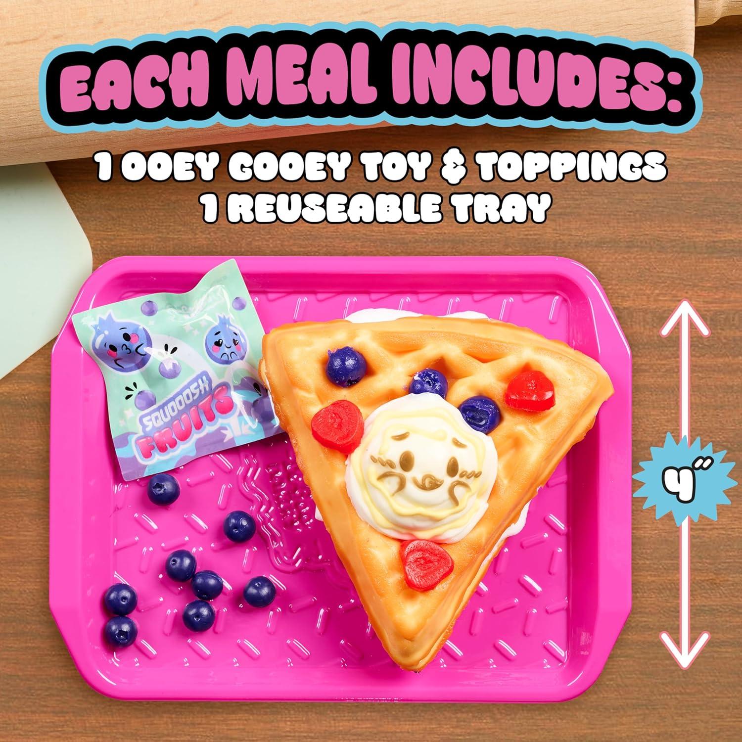 imageJust Play Ooey Gooey Le Goo Bakery Squeezeberry Waffle Set with Toppings Super Soft and Squishy Play Food Fidget and Sensory Toy for Kids Girls Boys Ages 3 and Up