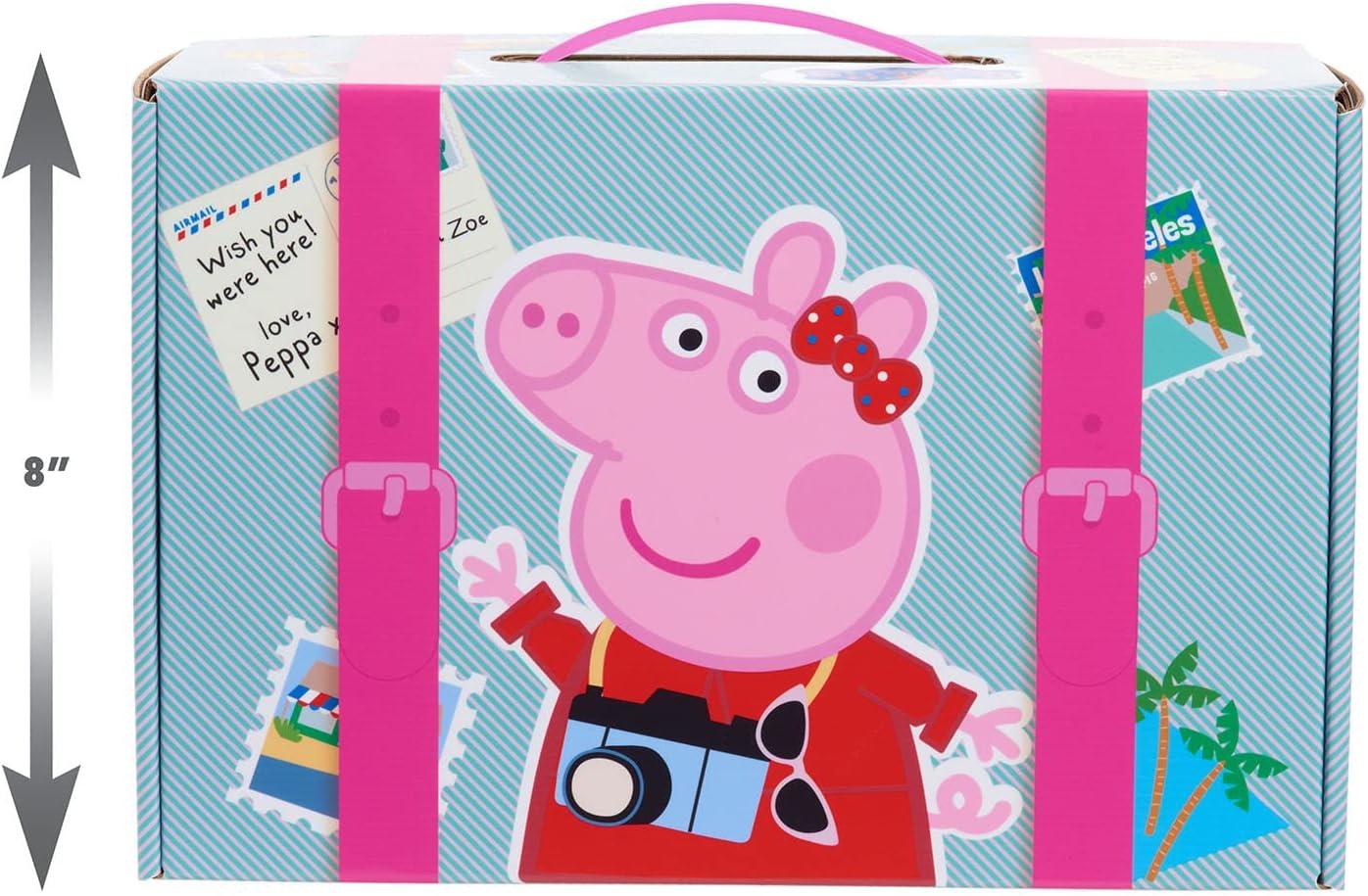 imageJust Play Peppa Pig Dress Up and Pretend Play Trunk Reusable Cardboard Trunk with 18pieces Size 46X Kids Toys for Ages 3 Up Amazon Exclusive
