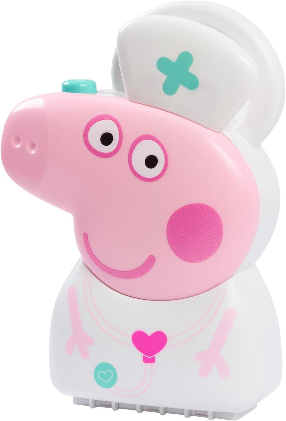 imagePeppa Pig Checkup Case Set with Carry Handle 8Piece Doctor Kit for Kids with Stethoscope Kids Toys for Ages 3 Up by Just Play