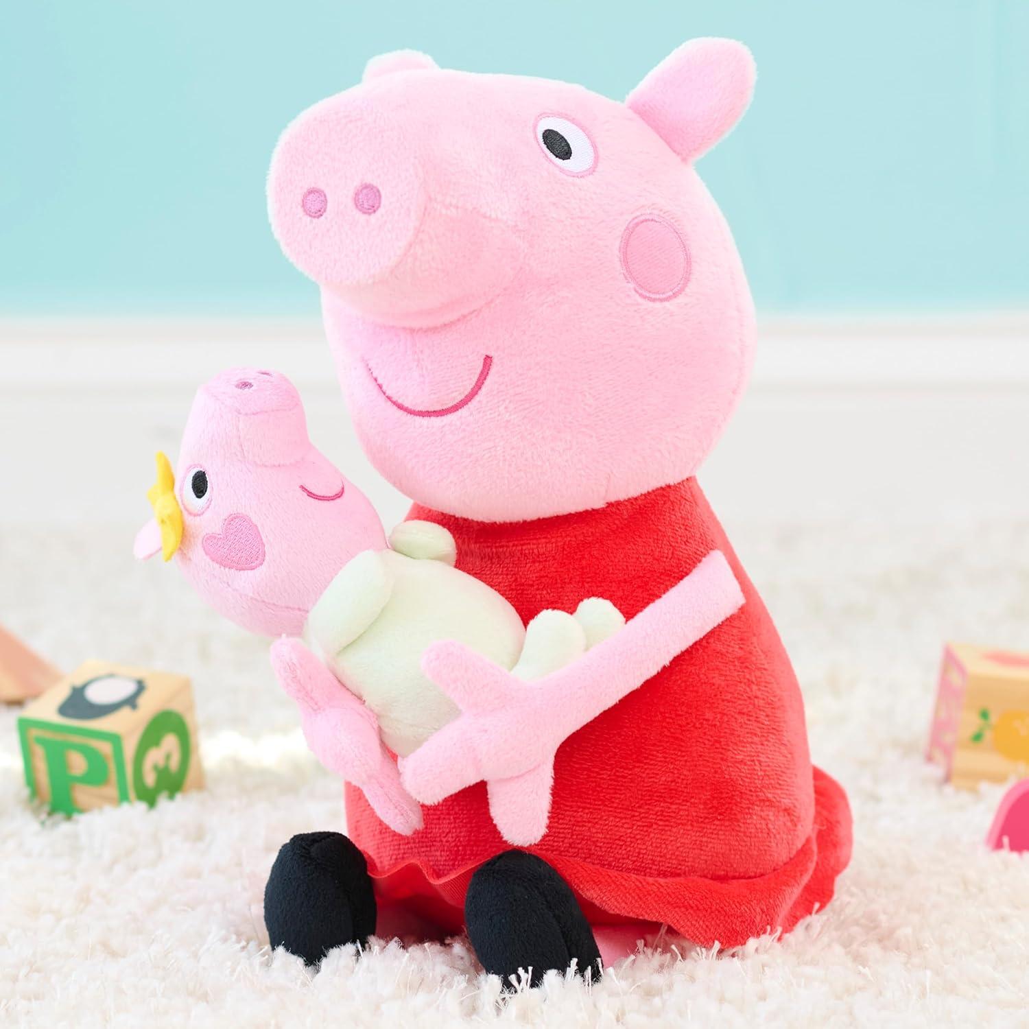 imagePeppa Pig Lil Friends Big Sis 115inch Plush Stuffed Animal Featuring Baby Evie Soft Toys for Fans Girls Preschoolers Kids Ages 3 and Up by Just Play