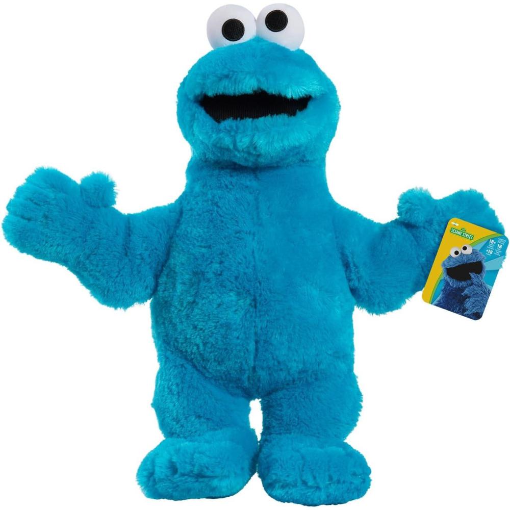 imageSesame Street Big Hugs 18inch Large Plush Cookie Monster Stuffed Animal Blue Pretend Play Kids Toys for Ages 18 Month by Just PlayLarge