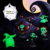 Disney Tim Burton’s The Nightmare Before Christmas Collectible Figure Set, 2.5-inch Glow in The Dark Figurines, Holiday Stocking Stuffers, Gifts, Presents, Ages 3 and Up Just Play