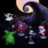 Disney Tim Burton’s The Nightmare Before Christmas Collectible Figure Set, 2.5-inch Glow in The Dark Figurines, Holiday Stocking Stuffers, Gifts, Presents, Ages 3 and Up Just Play