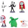Disney Tim Burton’s The Nightmare Before Christmas Collectible Figure Set, 2.5-inch Glow in The Dark Figurines, Holiday Stocking Stuffers, Gifts, Presents, Ages 3 and Up Just Play