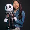 Disney Tim Burton’s The Nightmare Before Christmas Large 19-inch Jack Skellington Plush Stuffed Animal, Mettalic Finish, Soft Toys for Fans, Girls, Boys, Kids Ages 3 and Up by Just Play