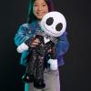 Disney Tim Burton’s The Nightmare Before Christmas Large 19-inch Jack Skellington Plush Stuffed Animal, Mettalic Finish, Soft Toys for Fans, Girls, Boys, Kids Ages 3 and Up by Just Play