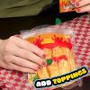 Ooey Gooey Gooey Grill Squeezy Cheesy Fries Set with Toppings, Super Soft and Squishy Play Food, Fidget and Sensory Toy for Kids, Girls, Boys, Ages 3 and Up by Just Play