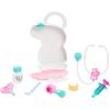 Peppa Pig Checkup Case Set with Carry Handle, 8-Piece Doctor Kit for Kids with Stethoscope, Kids Toys for Ages 3 Up by Just Play