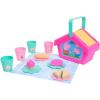 Peppa Pig Let’s Have a Picnic Set, Travel Toy with Handle Includes 4 Settings and Play Food, 15-Pieces, Kids Toys for Ages 3 Up by Just Play