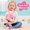 Peppa Pig Lil Friends Big Sis 11.5-inch Plush Stuffed Animal Featuring Baby Evie, Soft Toys for Fans, Girls, Preschoolers, Kids, Ages 3 and Up by Just Play