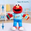 Sesame Street 13-inch Learning Elmo Plush Stuffed Animal with 50+ Phrases, Lights, Sounds, & Motion, Learning and Education, Kids Toys for Ages 18 Month by Just Play