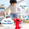 Sesame Street Elmo Slide Singing and Dancing 14-inch Plush, Pretend Play, Interactive Toy, Kids Toys for Ages 2 Up by Just Play(Large)