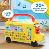 Sesame Street Elmo’s Learn & Go School Bus Interactive Toy with Lights and Sounds, Toddlers Learn The Alphabet, Phonics, Numbers, Music, & More, Toy for Girls, Boys, Kids, Ages 2 and Up by Just Play
