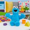 Sesame Street Friends 8-inch Cookie Monster Sustainable Plush Stuffed Animal, Kids Toys for Ages 18 Month by Just Play