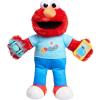 Sesame Street 13-inch Learning Elmo Plush Stuffed Animal with 50+ Phrases, Lights, Sounds, & Motion, Learning and Education, Kids Toys for Ages 18 Month by Just Play