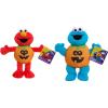 Sesame Street Elmo & Cookie Monster Small Halloween Plush 2-Pack, Sustainable Stuffed Animal, Soft Plushie, Kids Toys for Ages 18 Month by Just Play