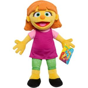 Just Play Sesame Street Big Hugs 18-inch Large Plush Julia Doll, Soft Fabric, Pretend Play, Kids Toys for Ages 18 Month