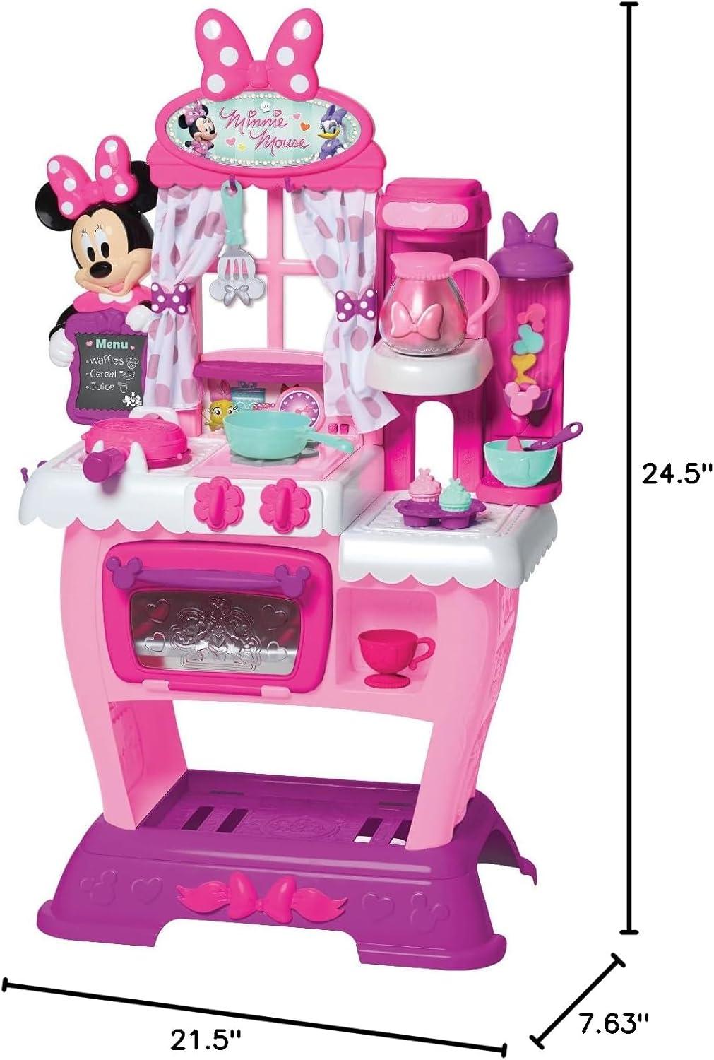 imageDisney Junior Minnie Mouse Happy Helpers Brunch Cafe Play Kitchen Set for Kids Kids Toys for Ages 3 Up Amazon Exclusive by Just Play