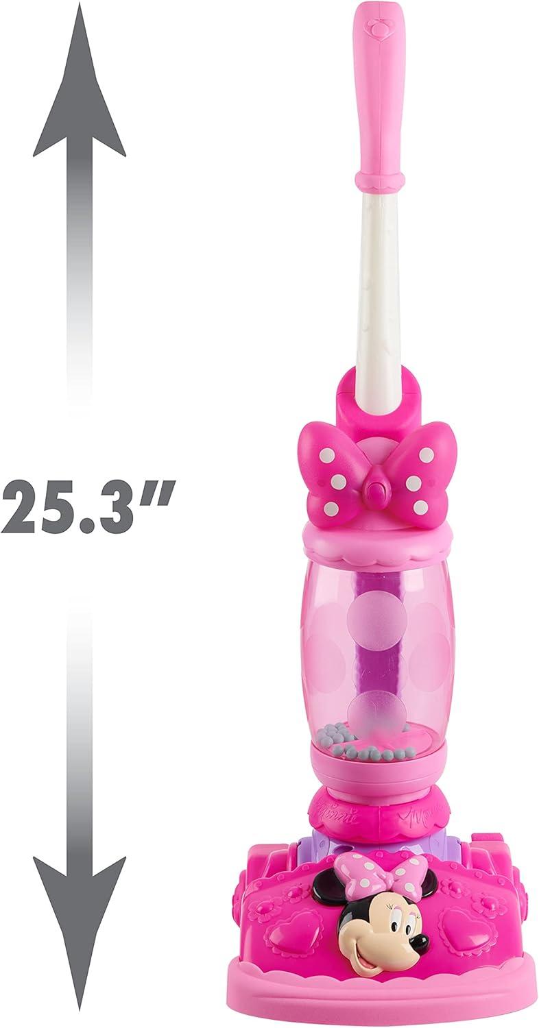 imageDisney Junior Minnie Mouse Twinkle Bows Play Vacuum with Lights and Realistic Sounds Kids Toys for Ages 3 Up by Just Play