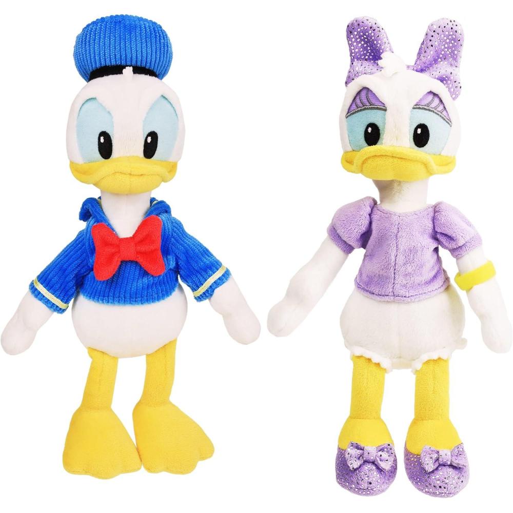 imageDisney Junior Donald and Daisy Duck Beanbag Plushie 2Pack Stuffed Animals Kids Toys for Ages 2 Up by Just Play