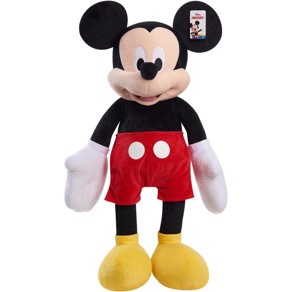 imageDisney Junior Mickey Mouse 40 Inch Giant Plush Mickey Mouse Stuffed Animal for Kids Kids Toys for Ages 2 Up by Just Play