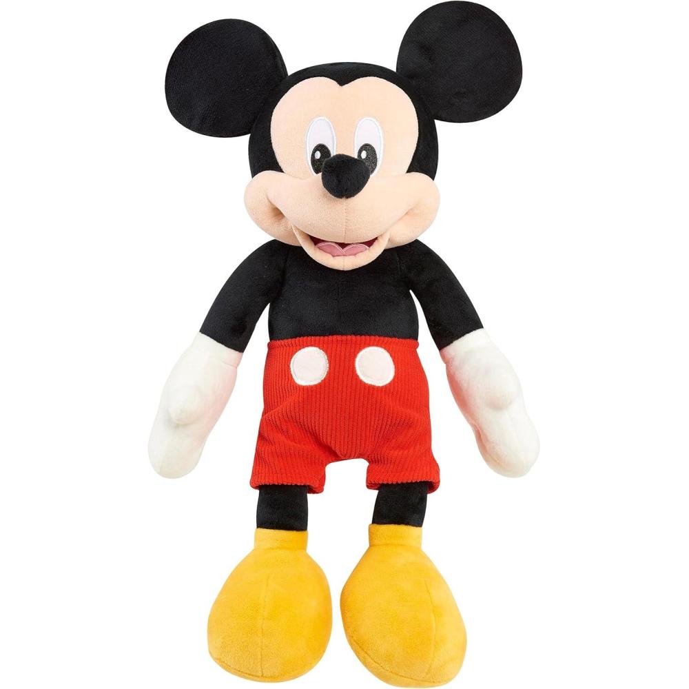 imageDisney Junior Mickey Mouse Large 19inch Plush Stuffed Animal Mickey Mouse Pretend Play Kids Toys for Ages 2 Up by Just Play