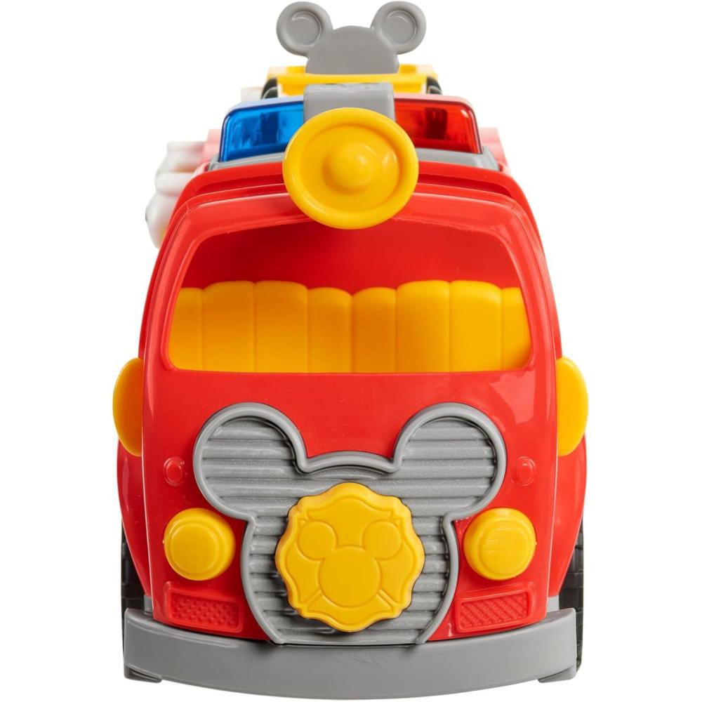 imageDisneys Mickey Mouse Mickeys Fire Engine Figure and Vehicle Playset Lights and Sounds Kids Toys for Ages 3 Up by Just Play