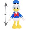Disney Junior Donald and Daisy Duck Beanbag Plushie 2-Pack, Stuffed Animals, Kids Toys for Ages 2 Up by Just Play