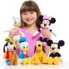 Disney Junior Mickey Mouse Bean Plush Minnie Mouse Stuffed Animal, Kids Toys for Ages 2 Up by Just Play