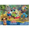 Disney Junior Mickey Mouse Funhouse Dino Rover 16-Piece Play Figures and Vehicle Playset, Kids Toys for Ages 3 Up, Amazon Exclusive by Just Play
