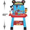 Disney Junior Mickey Mouse Funhouse Workbench, 43-piece Kids Construction Tool Set, Kids Toys for Ages 3 Up, Amazon Exclusive by Just Play