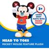Disney Junior Mickey Mouse Head to Toes Plush with Motion, Sounds, Phrases, Officially Licensed Kids Toys for Ages 3 Up by Just Play